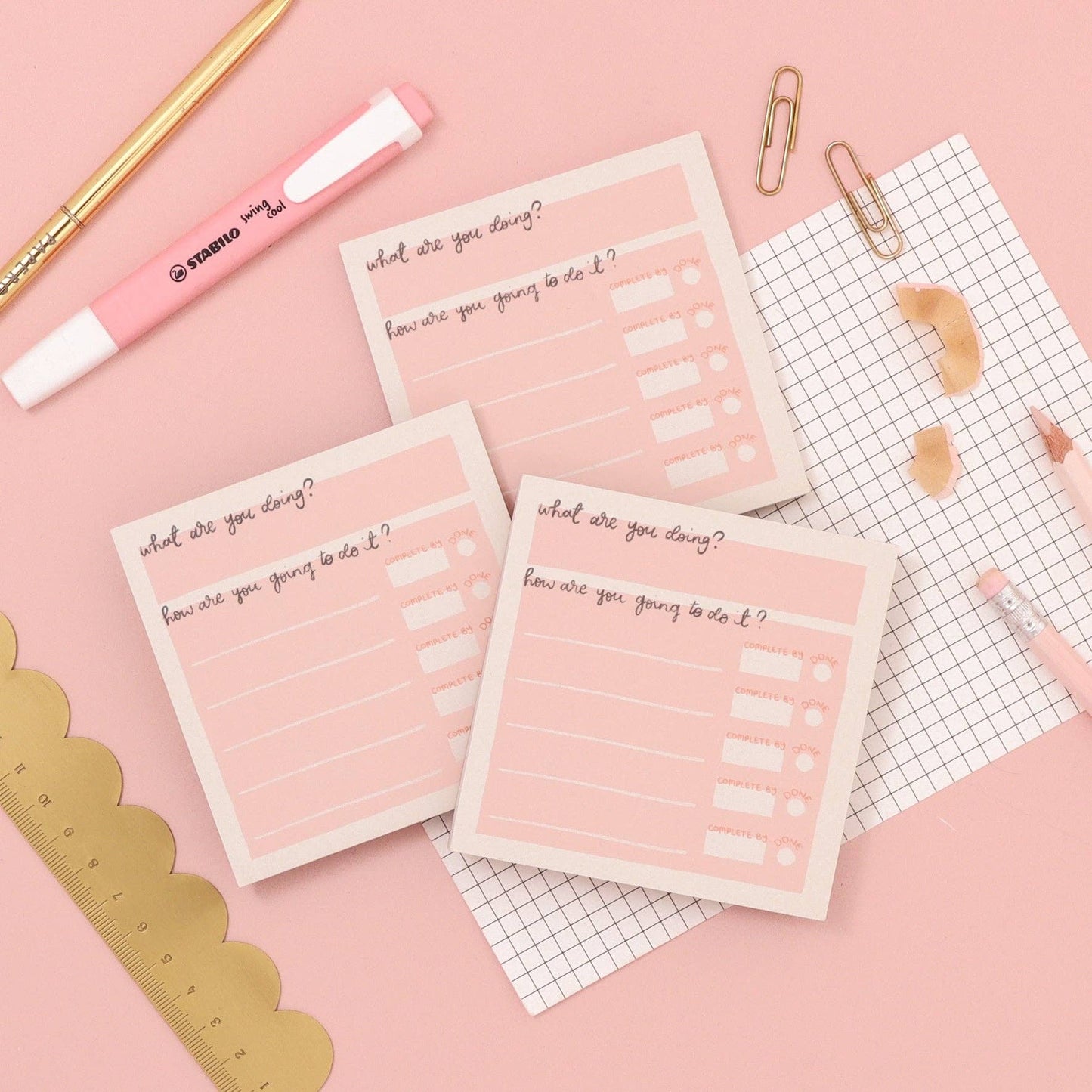 Memo pad - break it down